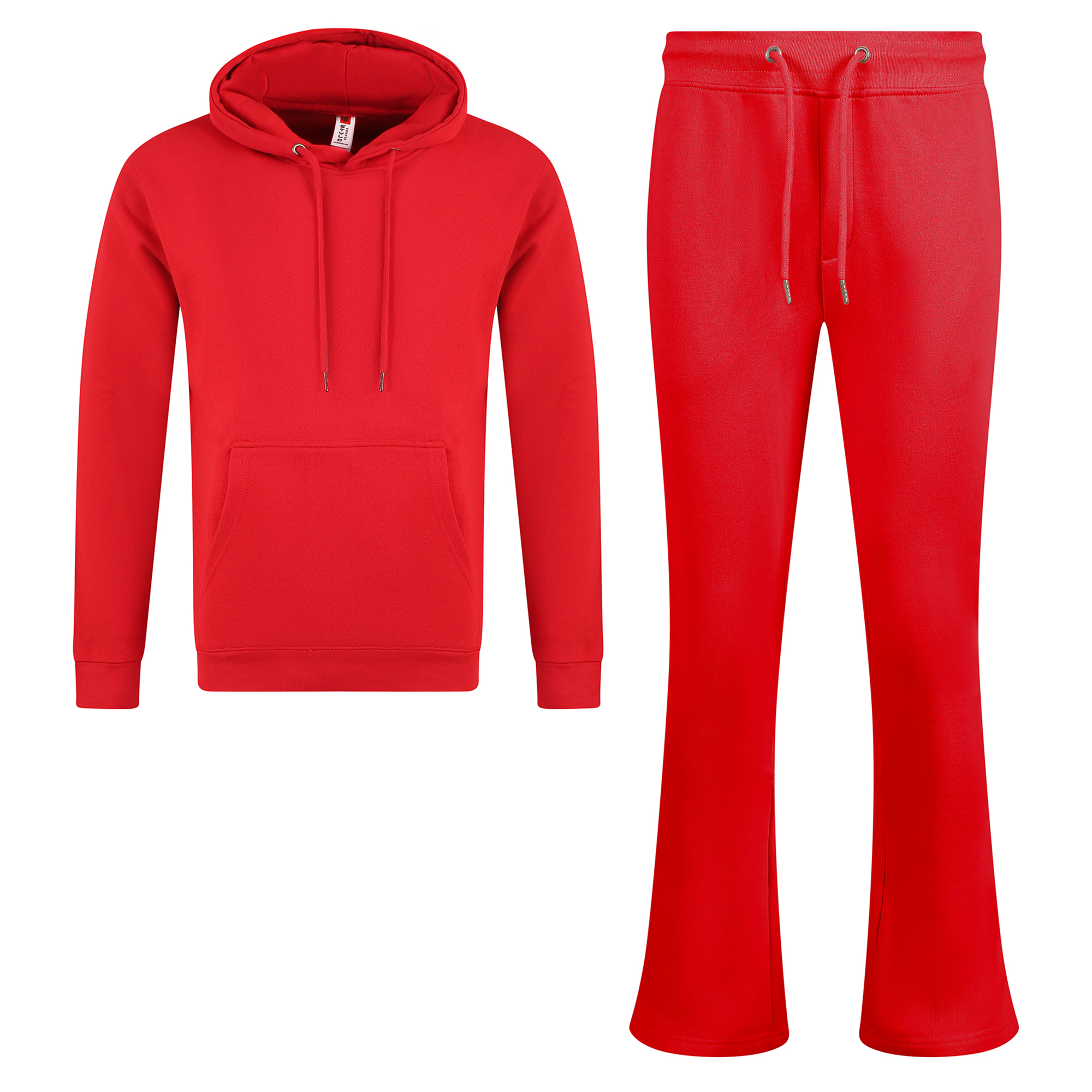 Red Flared Sweatsuit